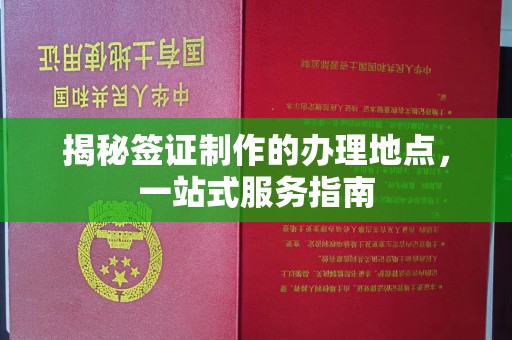 尖石揭秘签证制作的办理地点，一站式服务指南